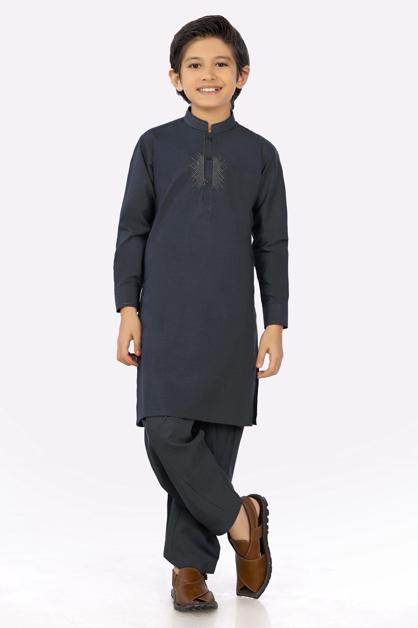 Navy Blue Boys Shalwar Suit From Diners