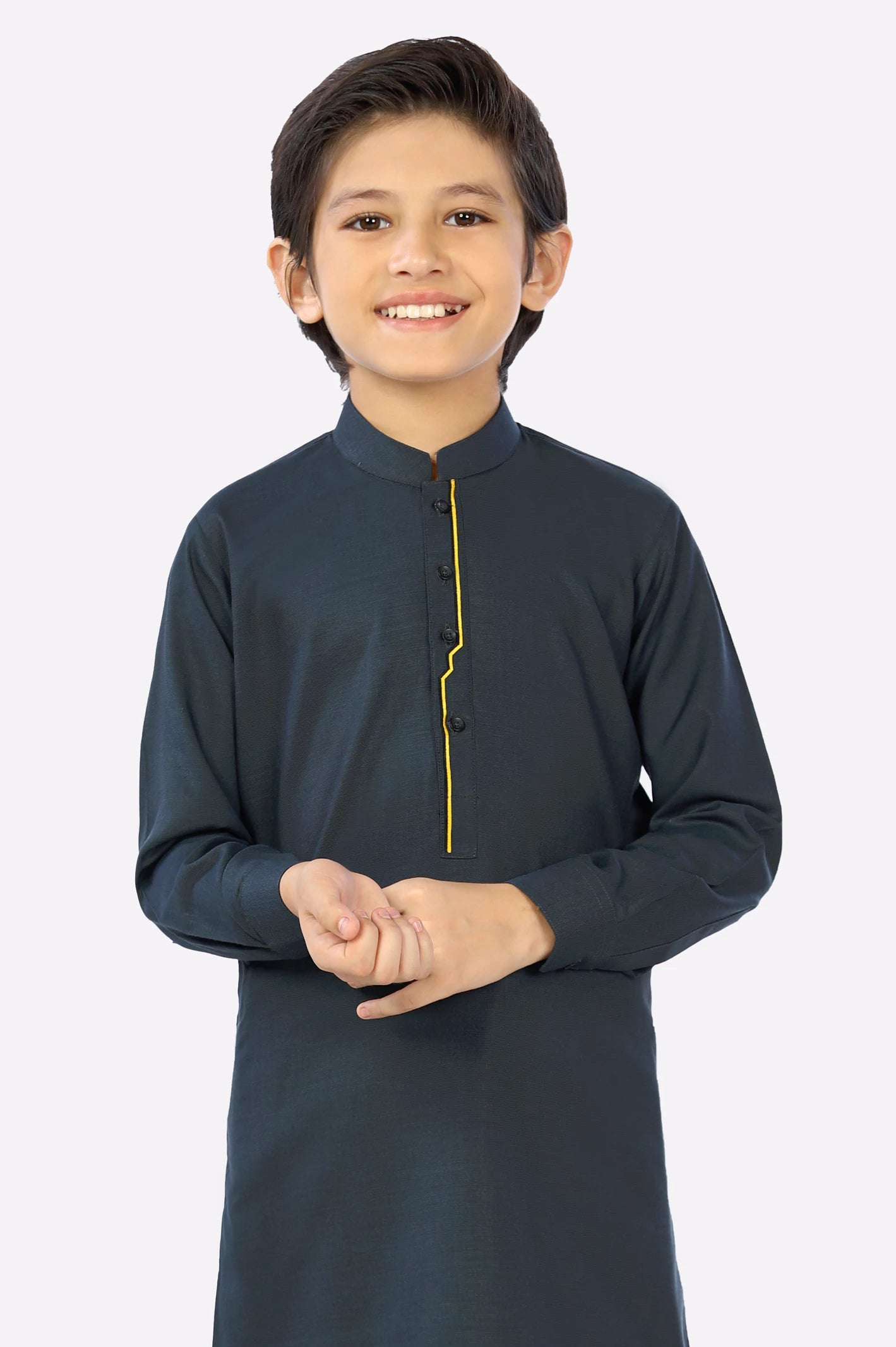 Dark Green Boys Shalwar Suit From Diners