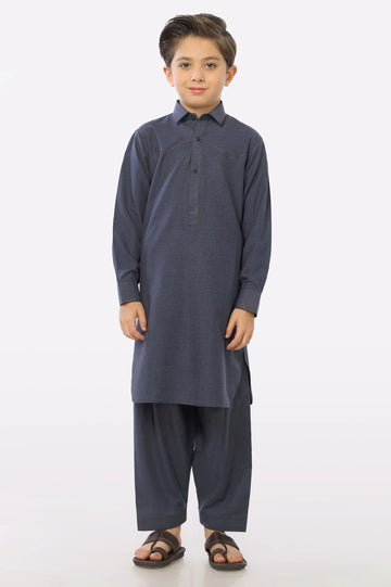 Dark Grey Boys Shalwar Suit From Diners