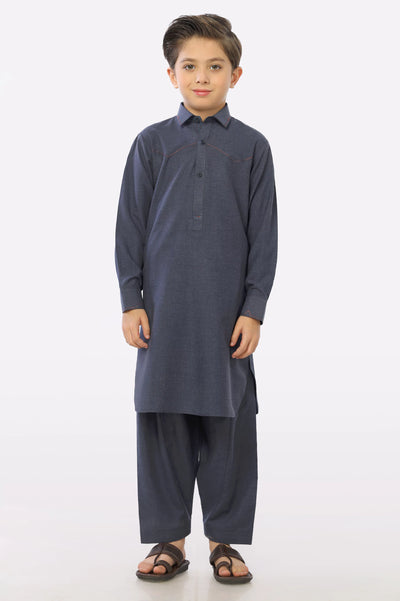 Dark Grey Boys Shalwar Suit From Diners