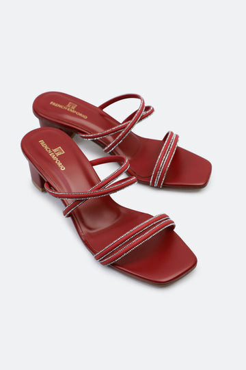 Maroon Ladies Formal Heels