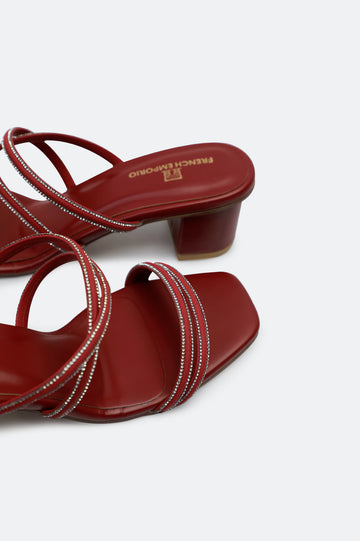 Maroon Ladies Formal Heels