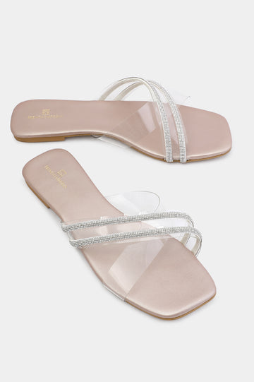 Peach Ladies Casual Slippers From Diners