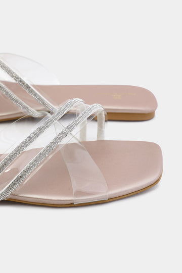 Peach Ladies Casual Slippers From Diners