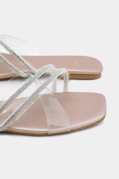 Peach Ladies Casual Slippers From Diners