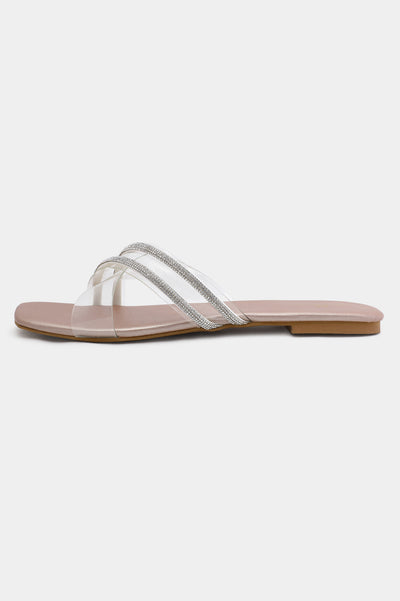 Peach Ladies Casual Slippers From Diners