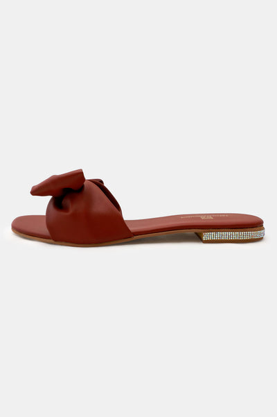 Maroon Ladies Casual Slippers From Diners