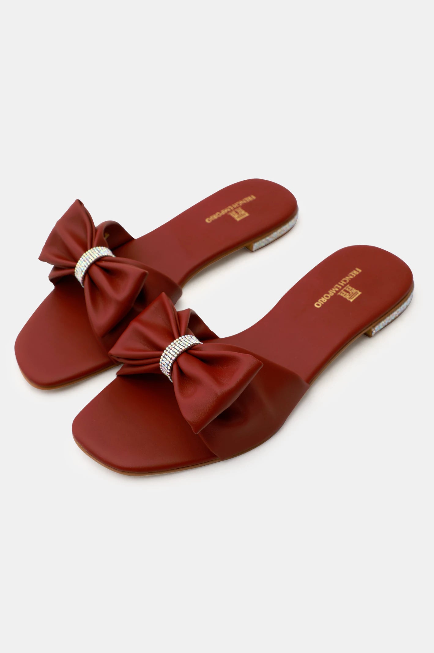 Maroon Ladies Casual Slippers From Diners