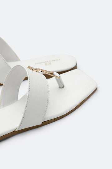 White Ladies Casual Slippers