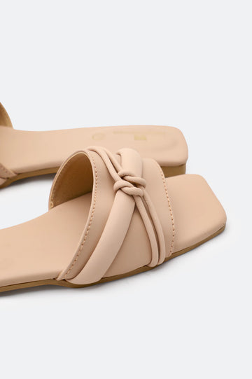 Peach Ladies Casual Slippers