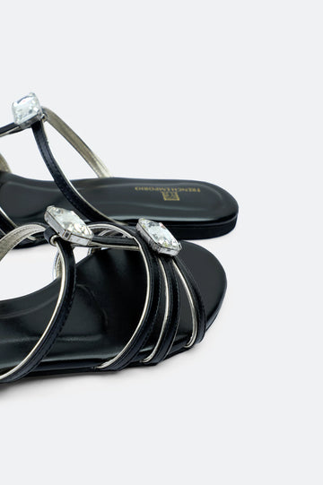 Black Ladies Casual Slippers