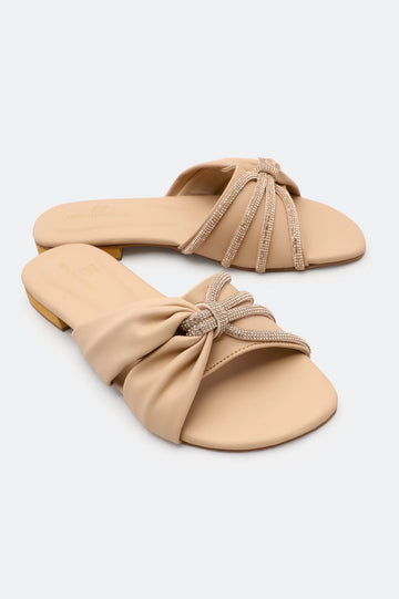 Peach Ladies Casual Slippers