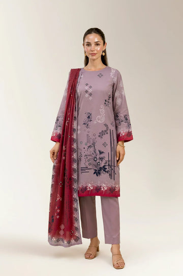 Printed Unstitched 3PC