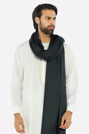 Dark Green Woolen Shawl