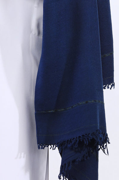 Blue Men's Shawl From Diners