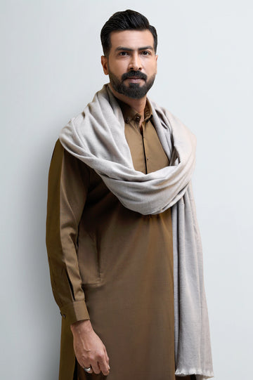 Brown Men's Shawl
