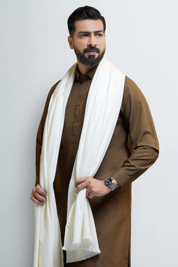 Off white Men's Shawl
