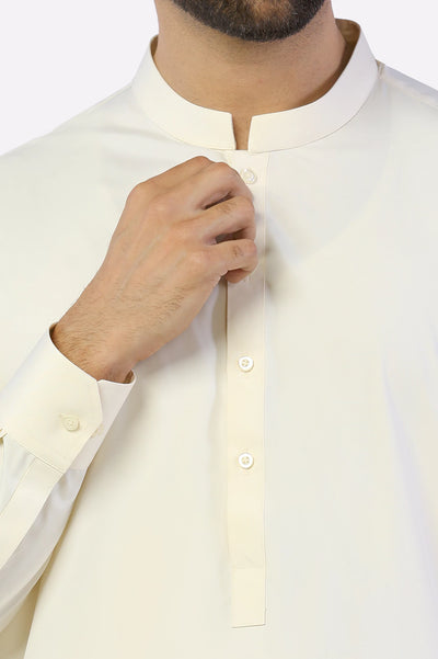 Diners Cream Shalwar Kameez For Mens