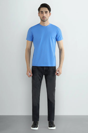 Sky Blue Crew Neck T-Shirt