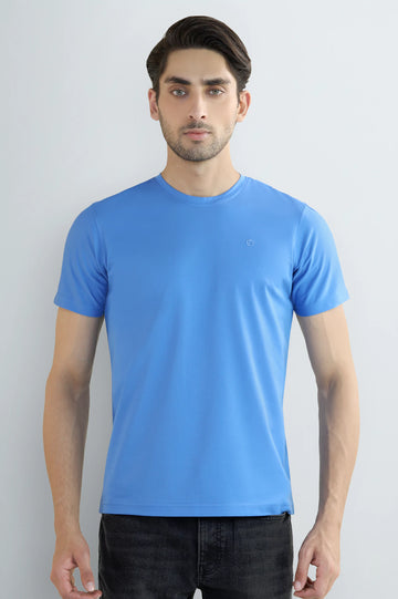 Sky Blue Crew Neck T-Shirt