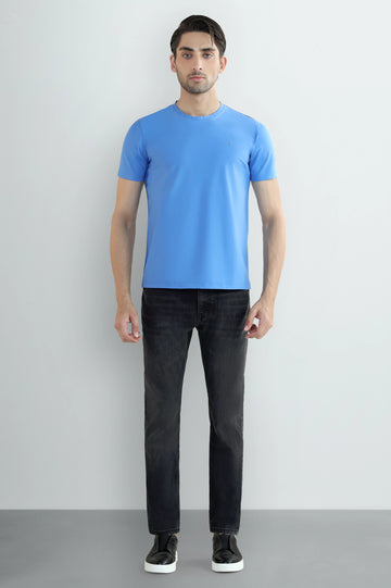 Sky Blue Crew Neck T-Shirt