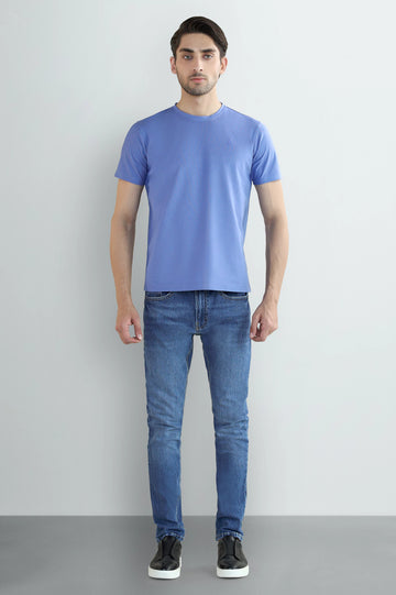 Sky Blue Crew Neck T-Shirt