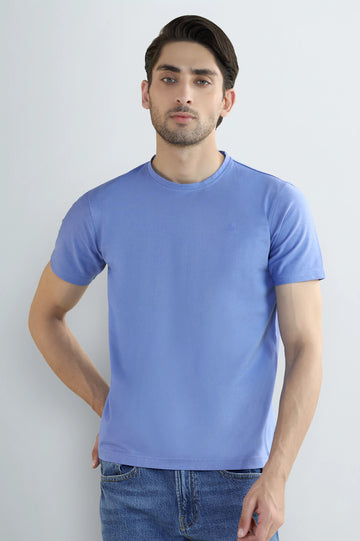 Sky Blue Crew Neck T-Shirt