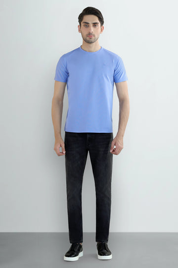 Sky Blue Crew Neck T-Shirt
