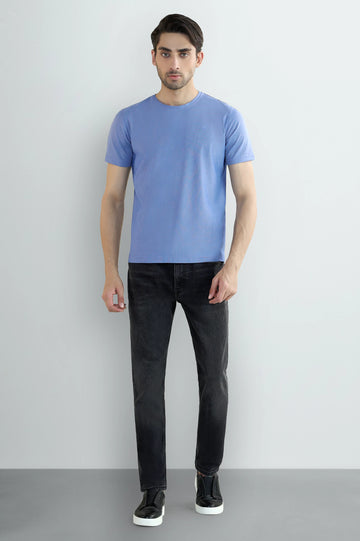 Sky Blue Crew Neck T-Shirt