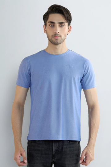 Sky Blue Crew Neck T-Shirt