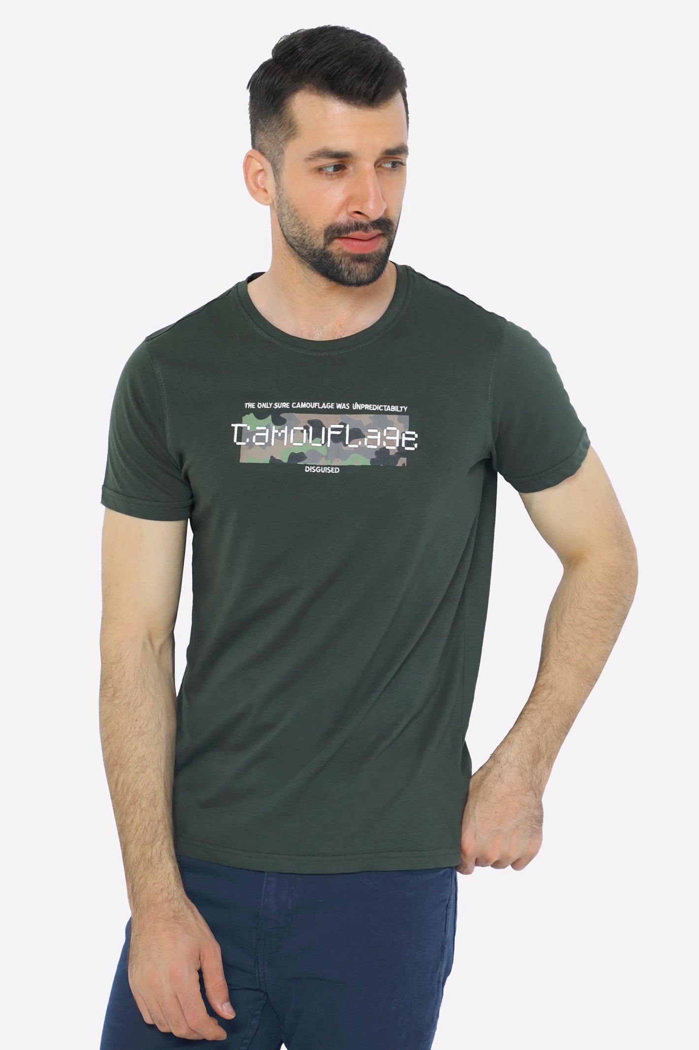 Olive Graphic T-Shirt – Diners Pakistan