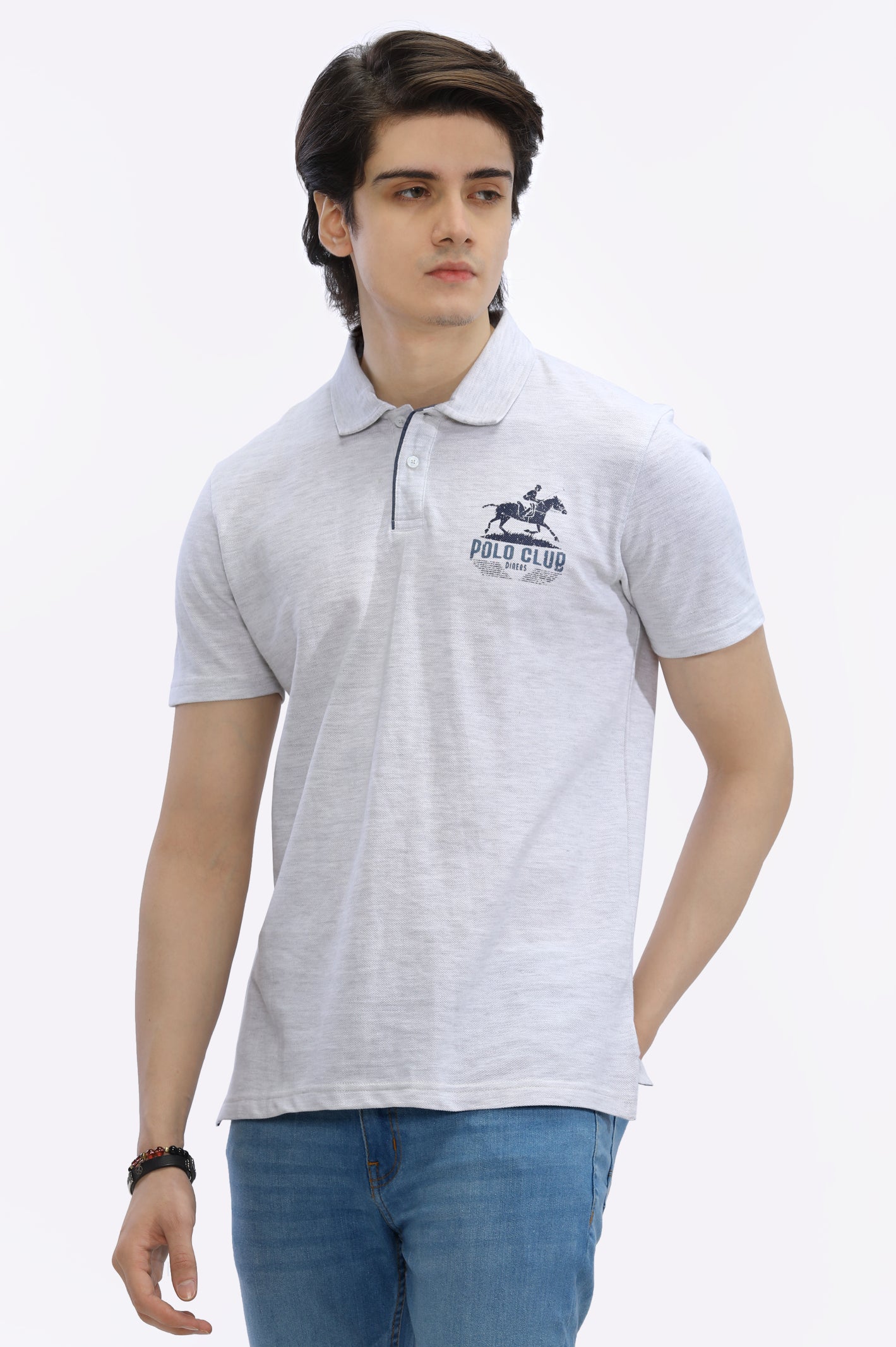 Turn-Down Collar Polo From Diners