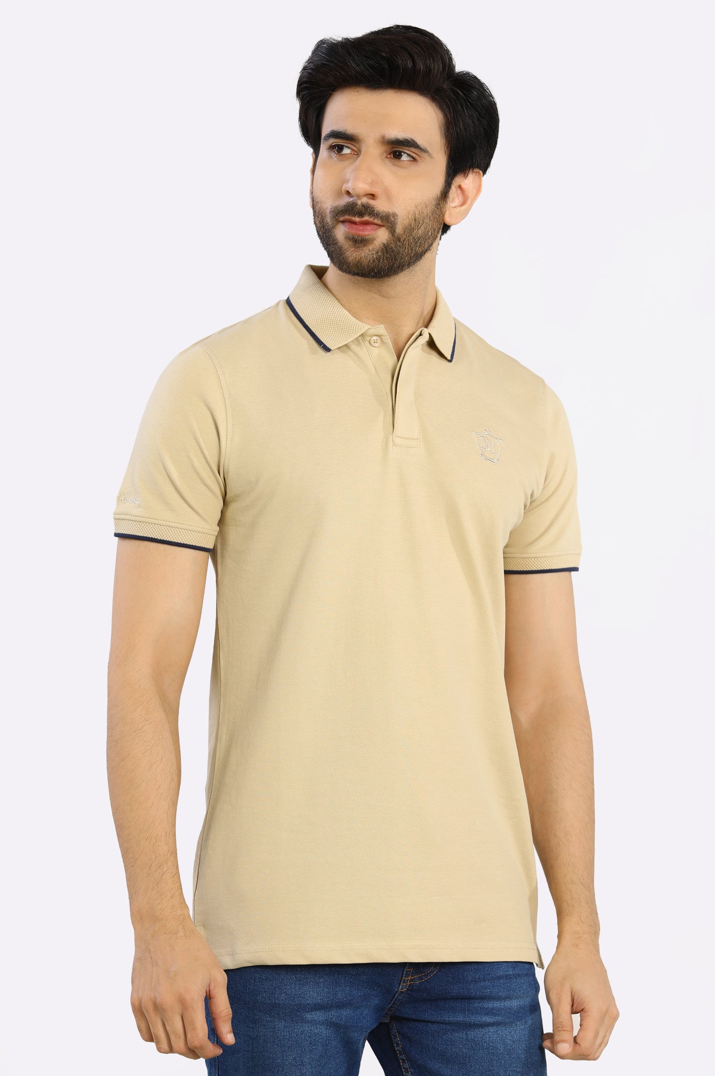 Jacquard Collar Polo From Diners