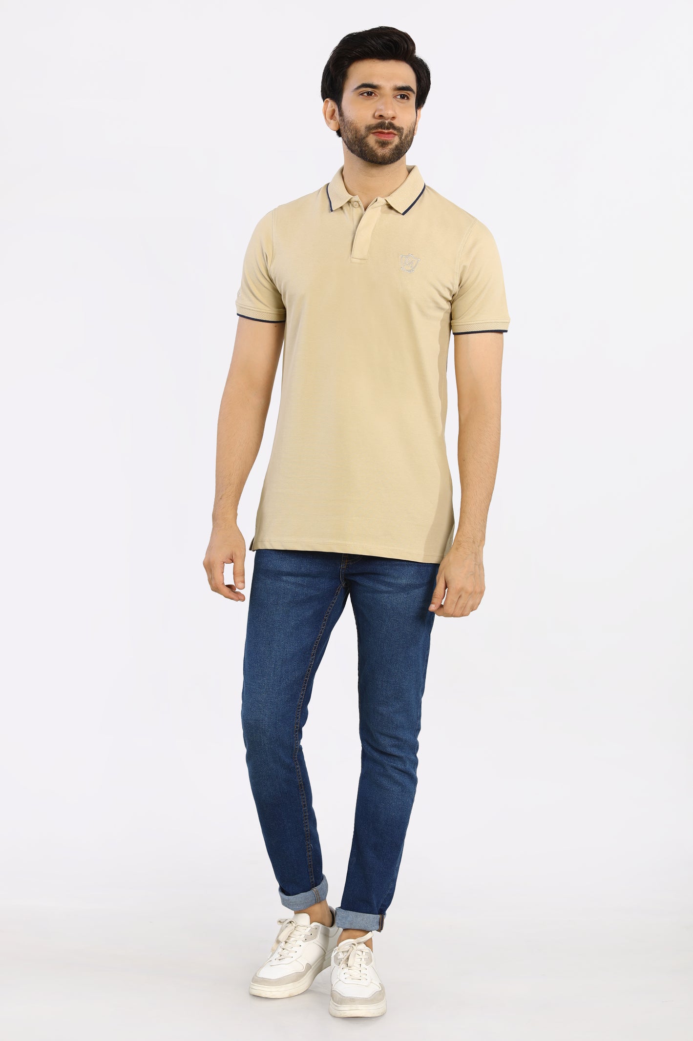 Jacquard Collar Polo From Diners