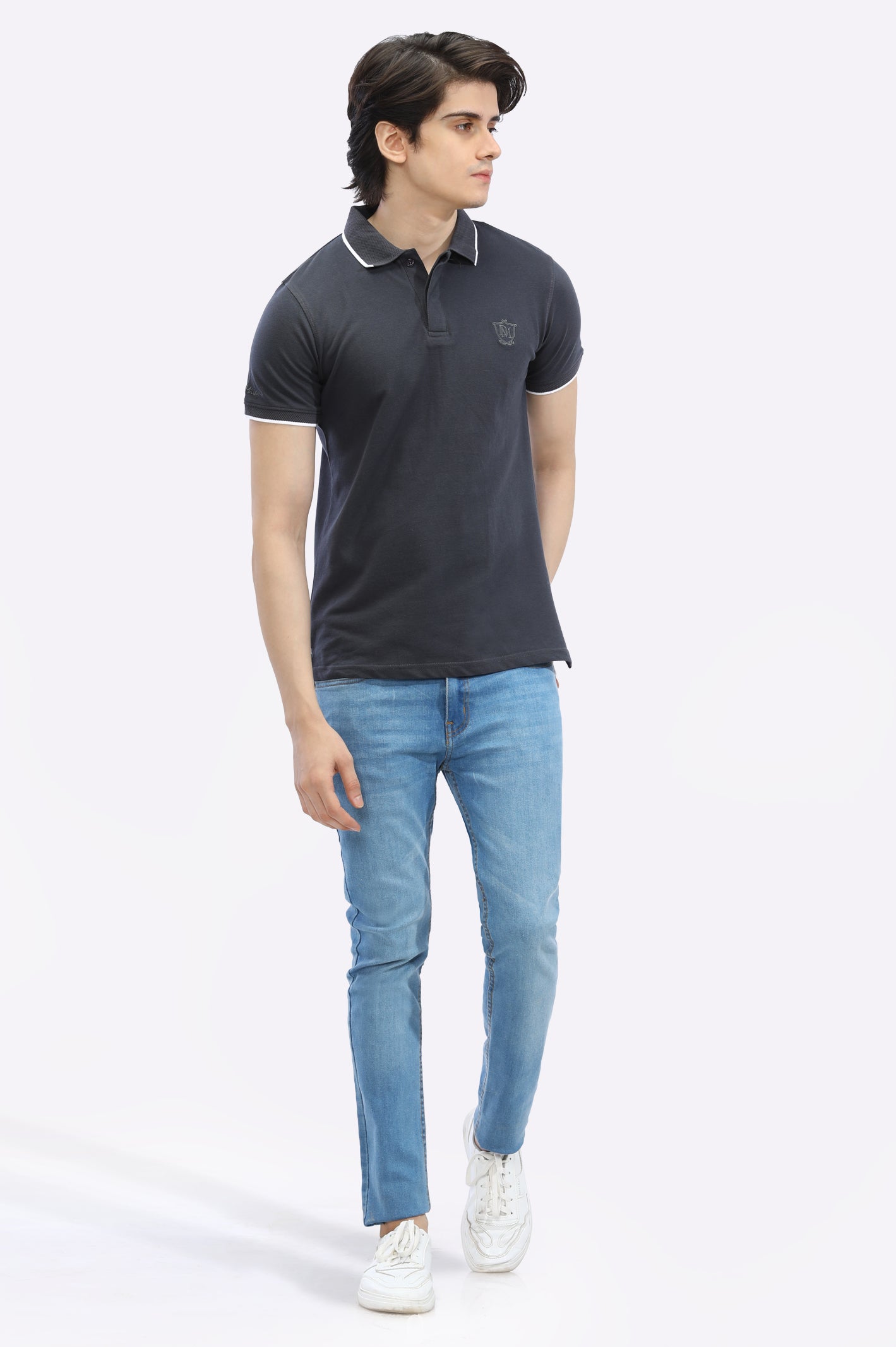 Jacquard Collar Polo From Diners