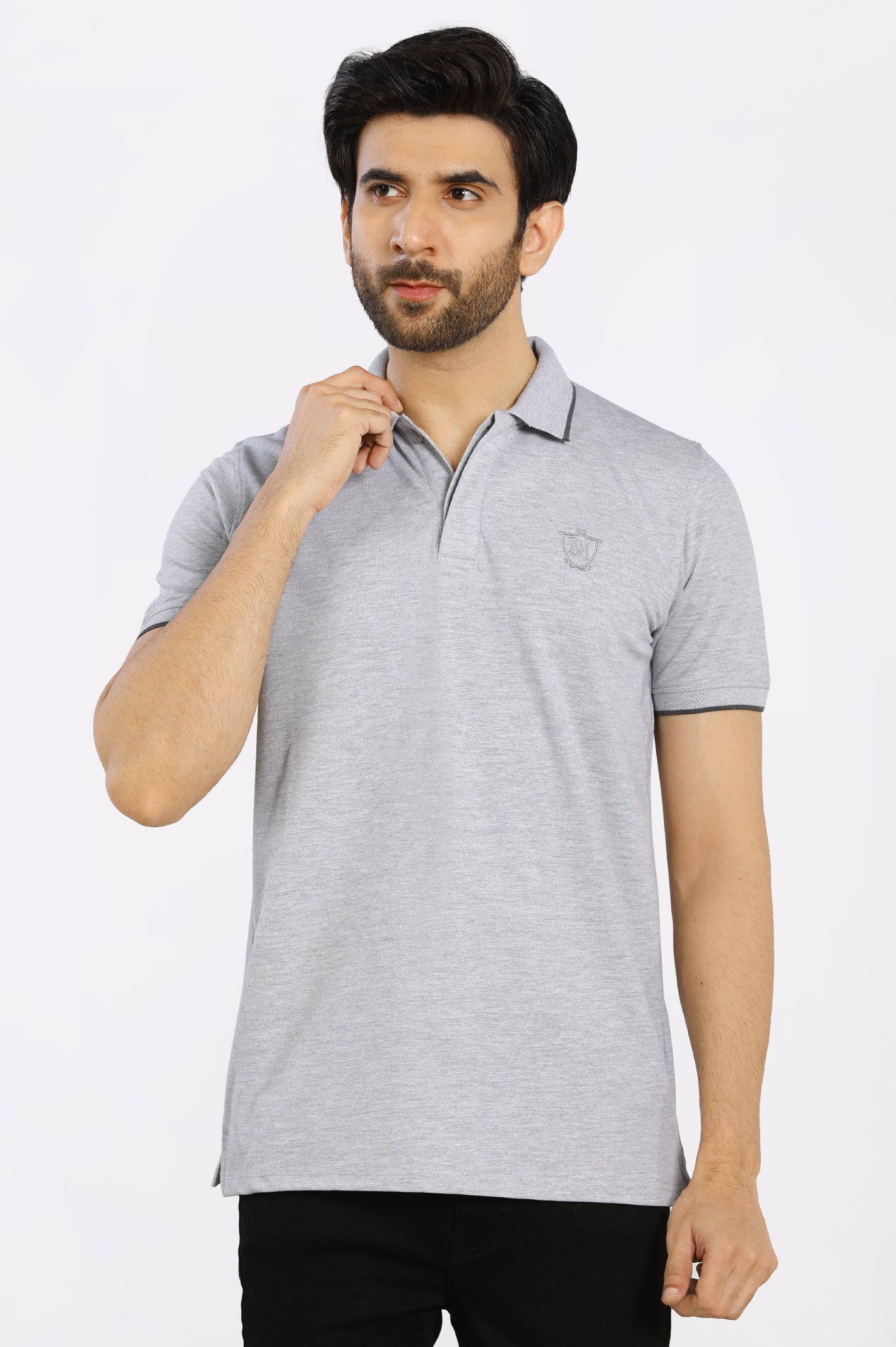 Jacquard Collar Polo From Diners