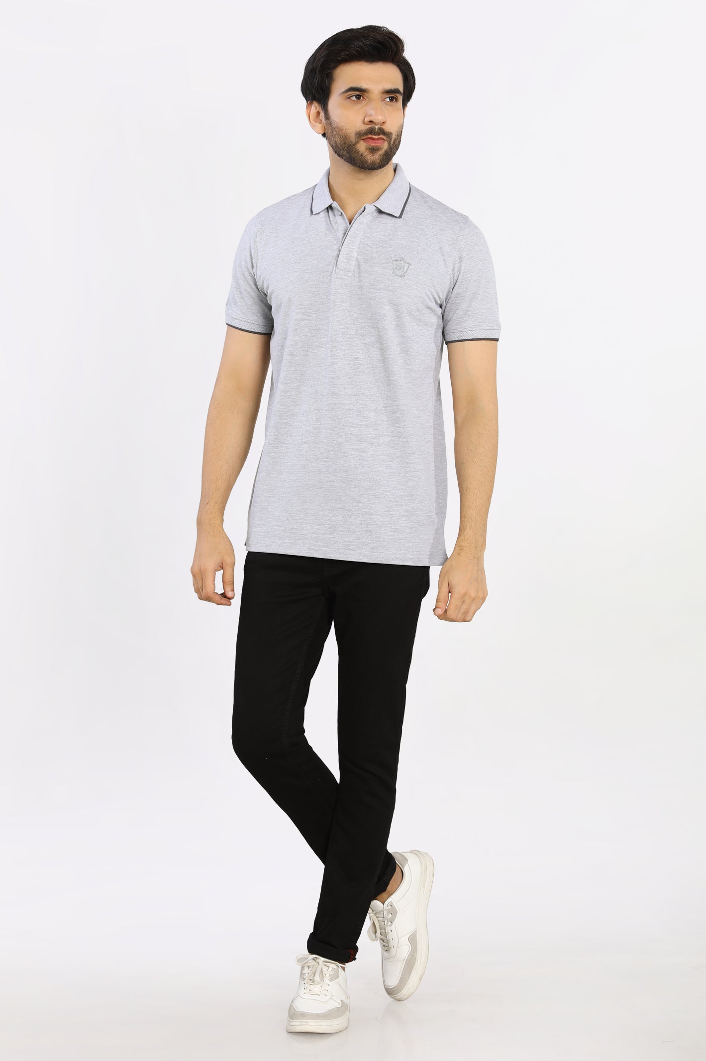 Jacquard Collar Polo From Diners