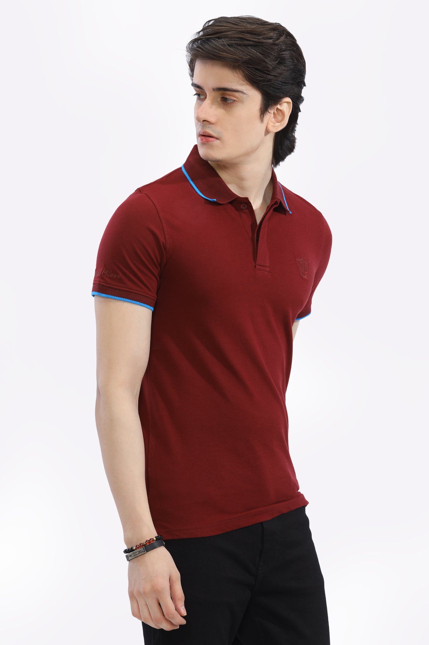 Jacquard Collar Polo From Diners