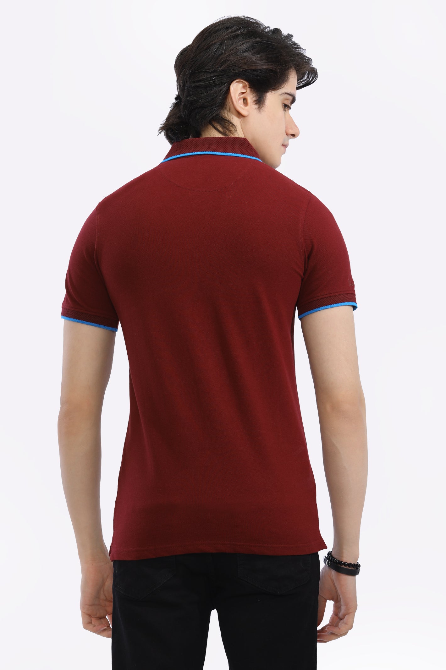 Jacquard Collar Polo From Diners