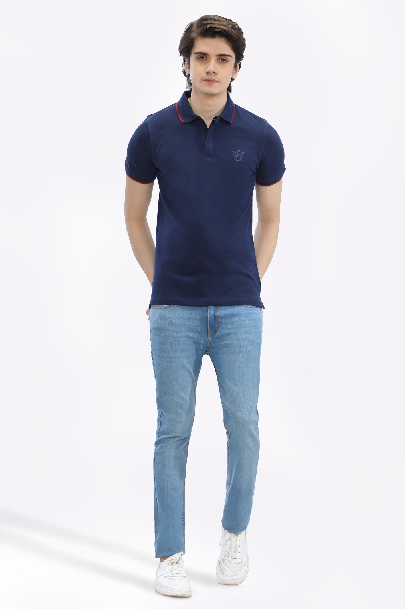 Jacquard Collar Polo From Diners