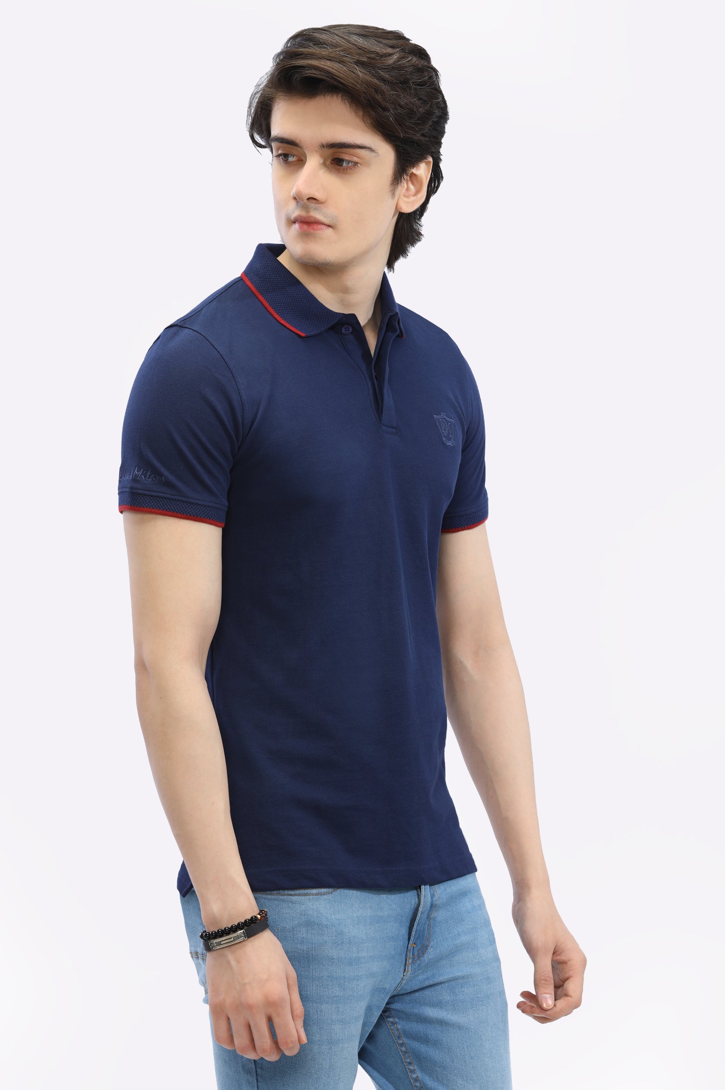 Jacquard Collar Polo From Diners