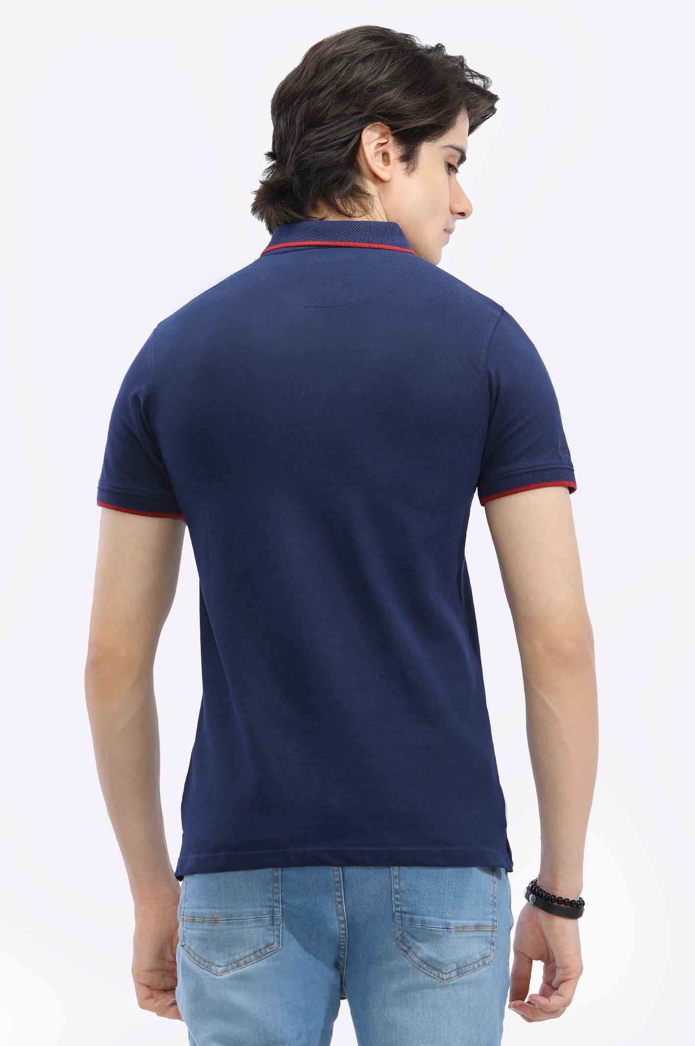 Jacquard Collar Polo From Diners