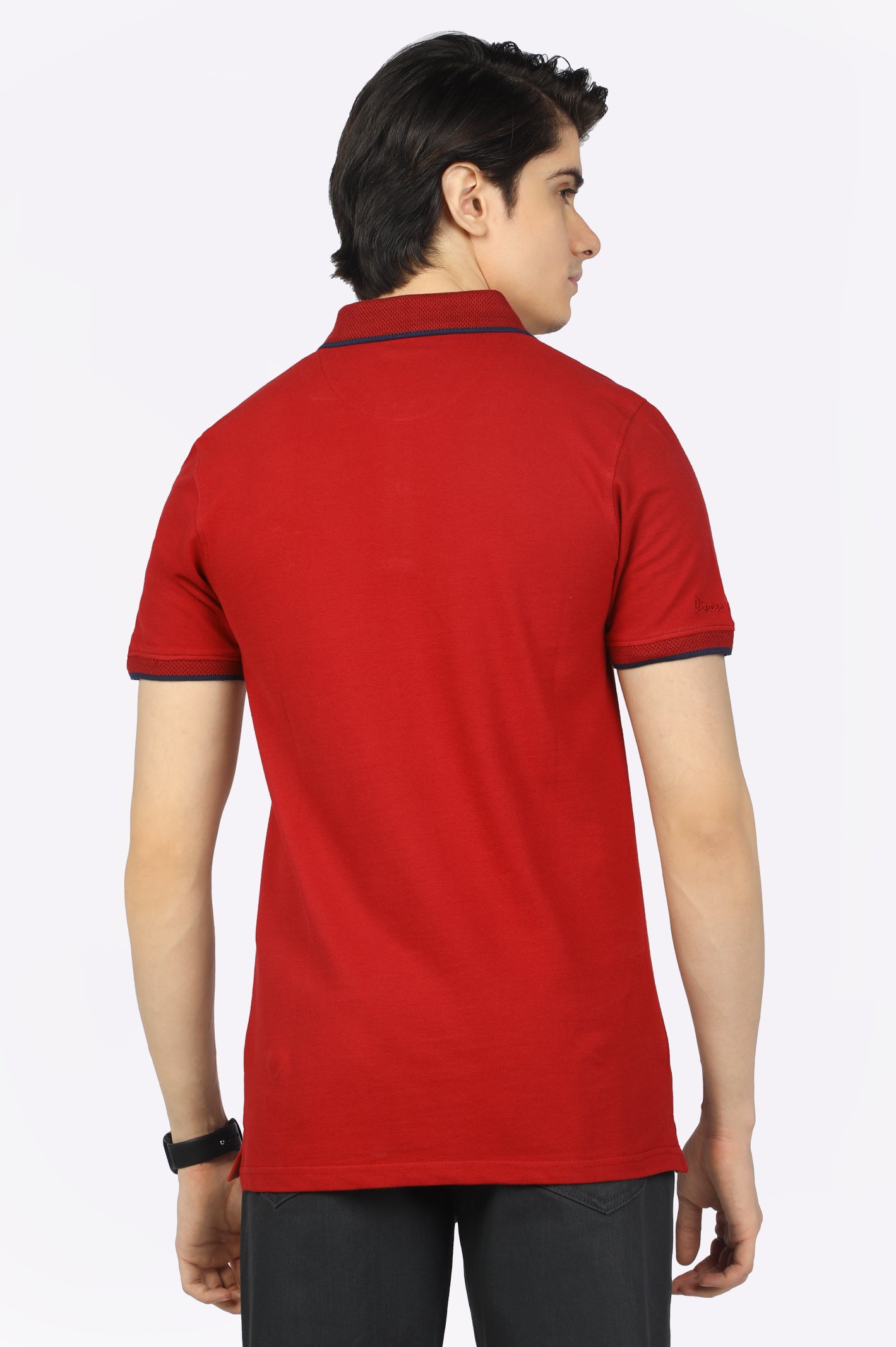 Jacquard Collar Polo From Diners