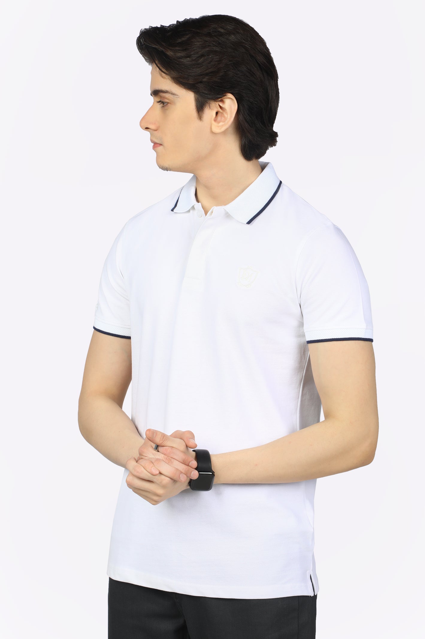 Jacquard Collar Polo From Diners