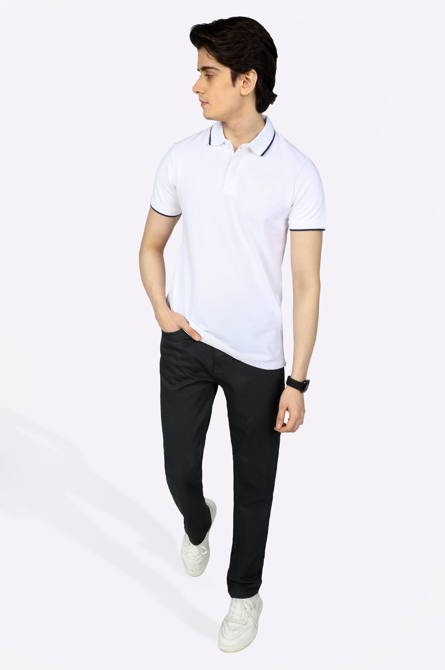 Jacquard Collar Polo From Diners