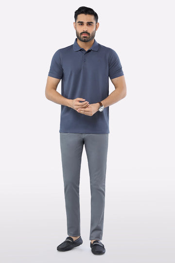 Charcoal Tipping Collar Polo