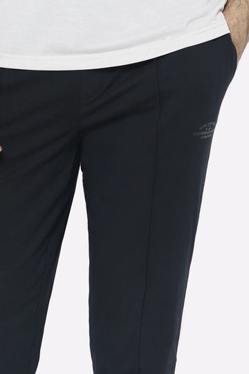 Black Casual Knitted Trouser