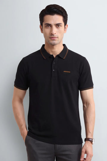 Men's Navy Blue Performance Polo Shirt