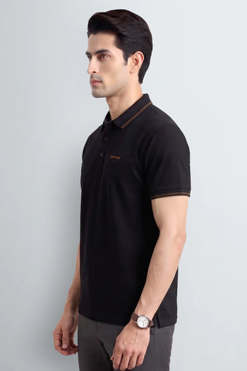 Men's Navy Blue Performance Polo Shirt