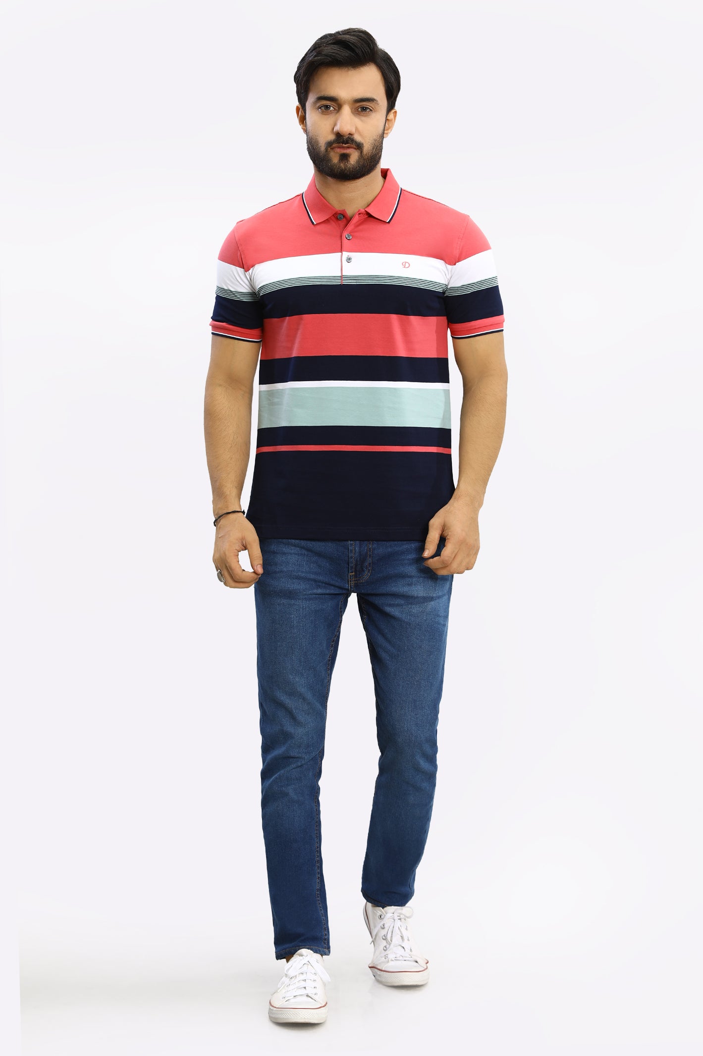 Engineered Yarn Dyed Polo From Diners